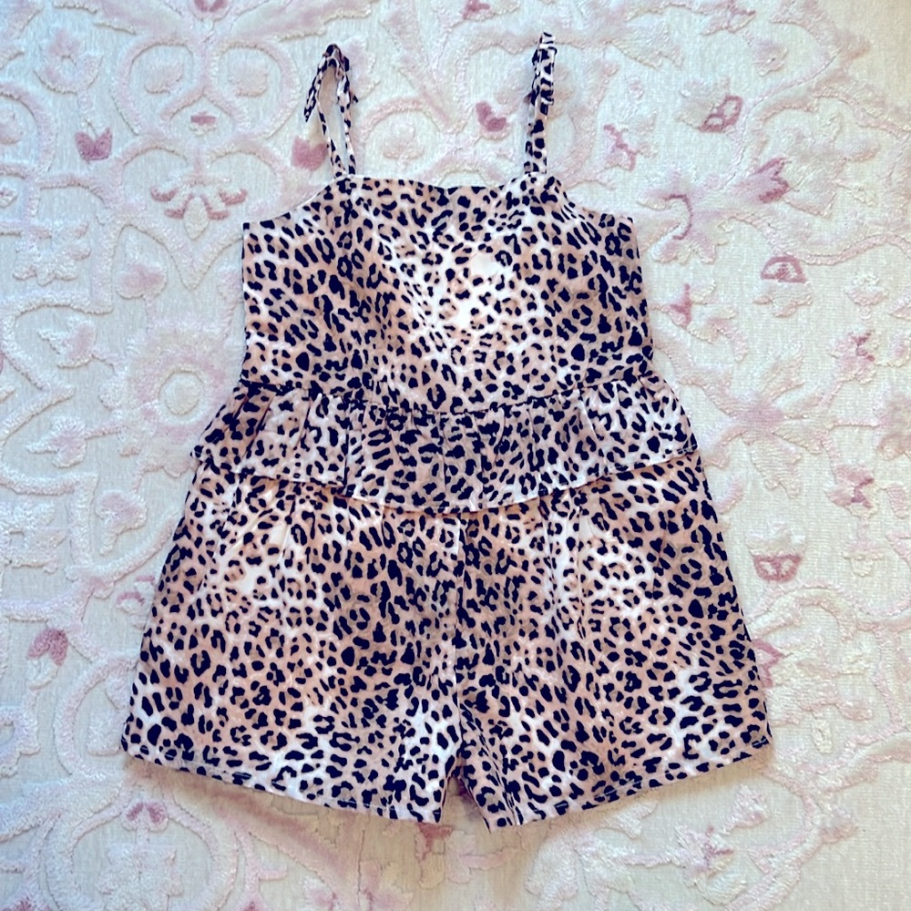 NTW - Janie and Jack Leopard Romper 🤎🎀